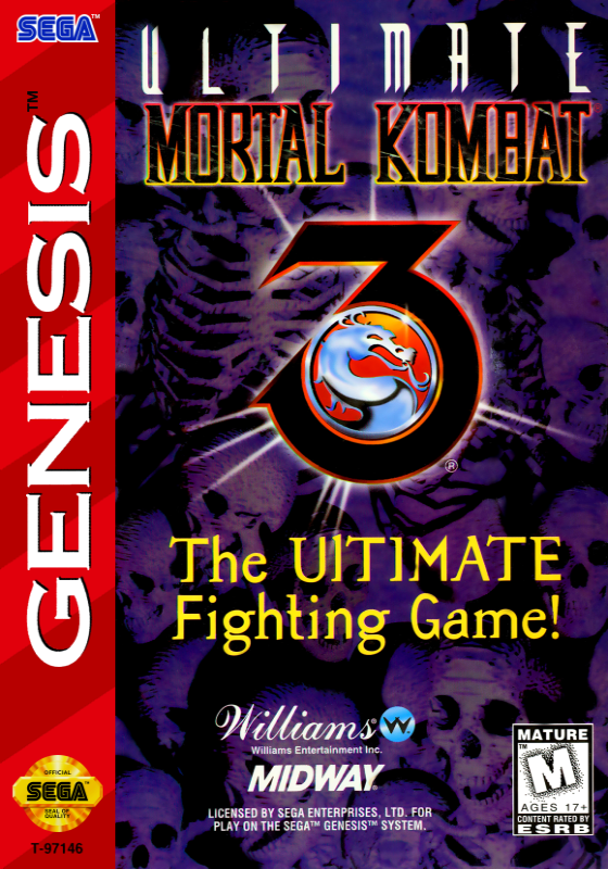 Mortal Kombat 3 Ultimate (Usa) Genesis Print Poster