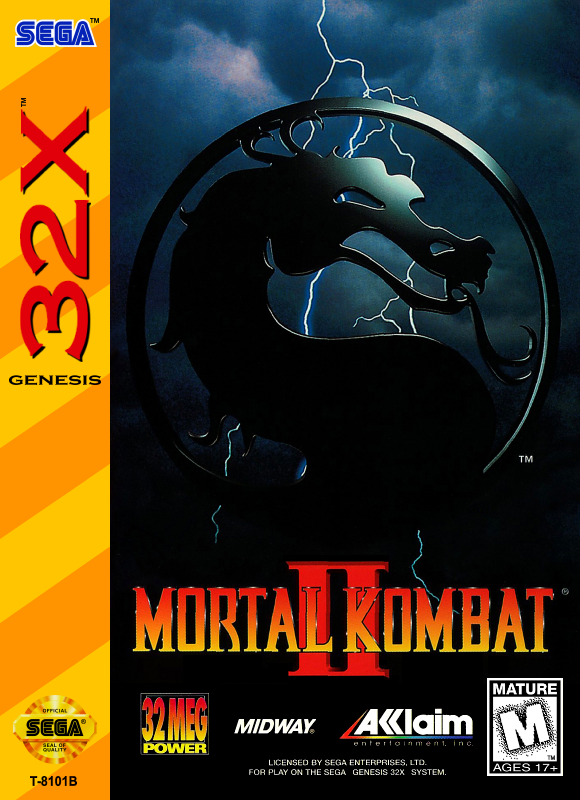 Mortal Kombat Ii Sega 32X Print Poster