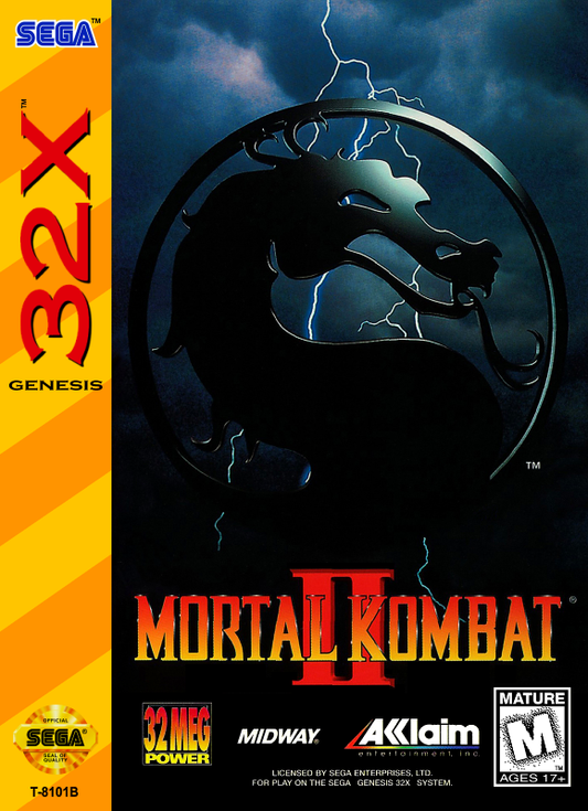 Mortal Kombat Ii Sega 32X Print Poster