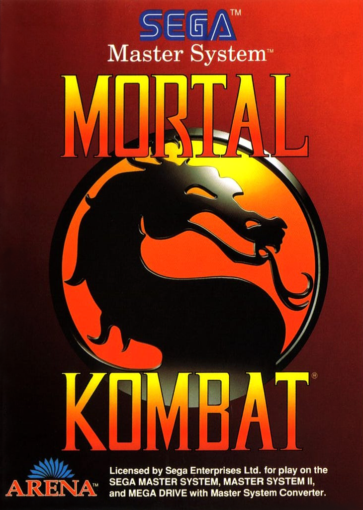 Mortal Kombat Sega Master System Print Poster