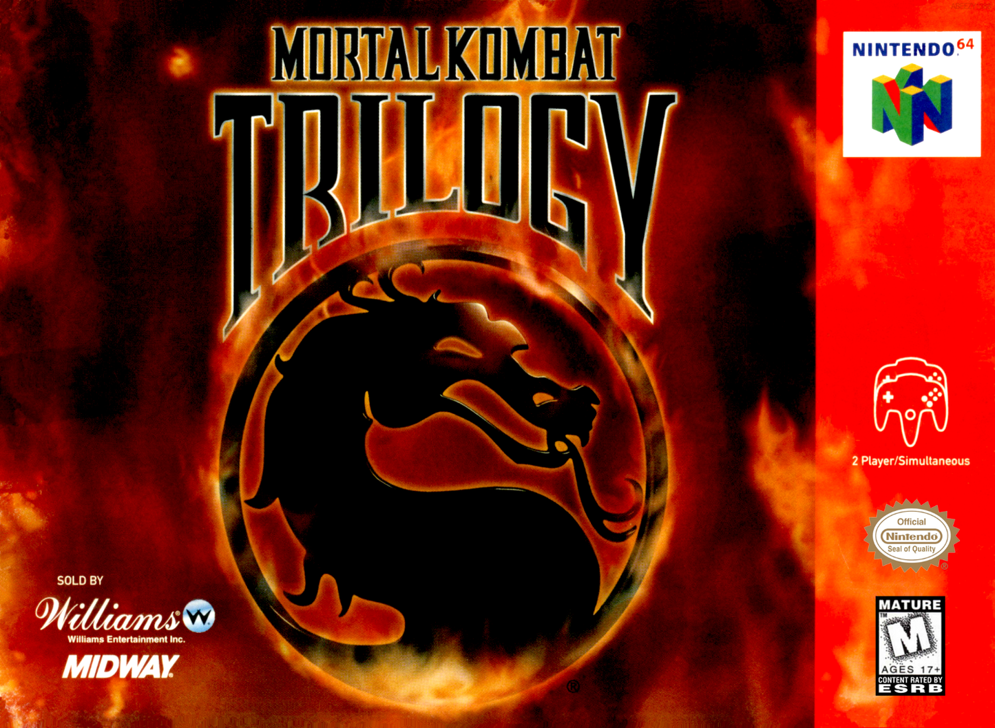 Mortal Kombat Trilogy N64 Print Poster