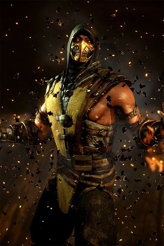 Mortal Kombat X Hot Fighting Game Painting Print Jigsaw Puzzle