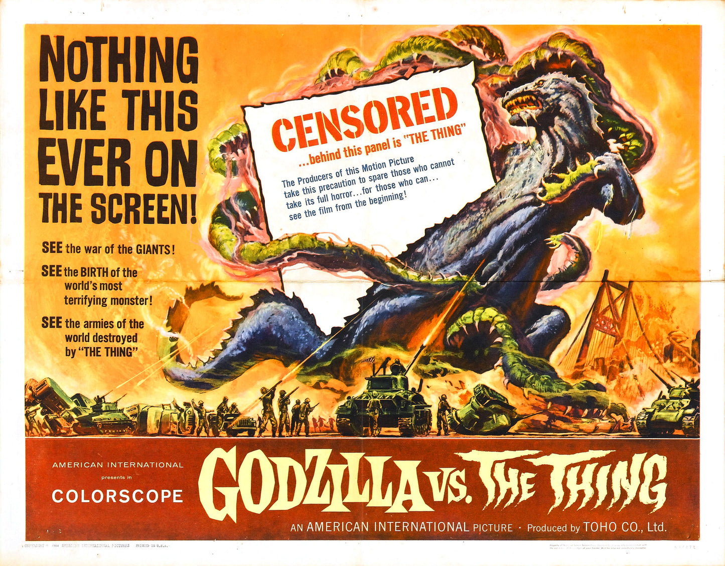 Mothra Vs Godzilla 02 Movie Magnet