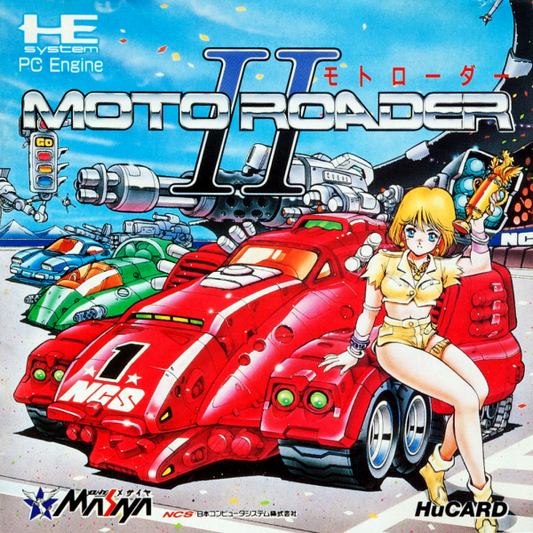 Moto Roader Ii (Japan) Pc Engine Print Poster