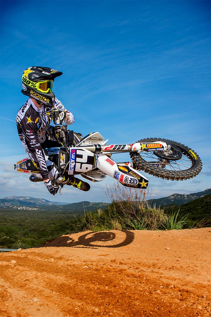 Motocross Sports Action Fly Print Painting Jigsaw Puzzle