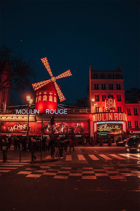 Moulin Rouge Entertainment Place Print Jigsaw Puzzle