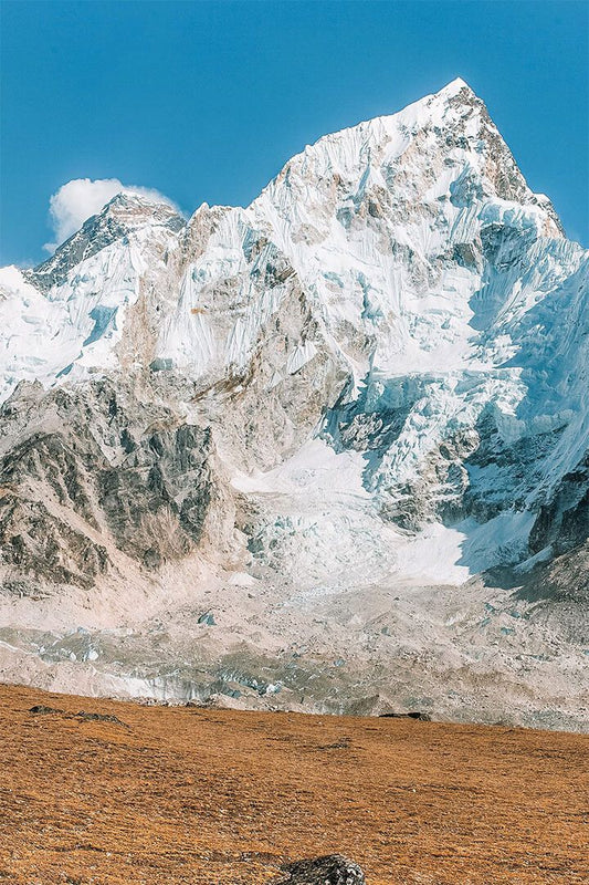Mount Everest And Nuptse Landscape Painting Jigsaw Puzzle