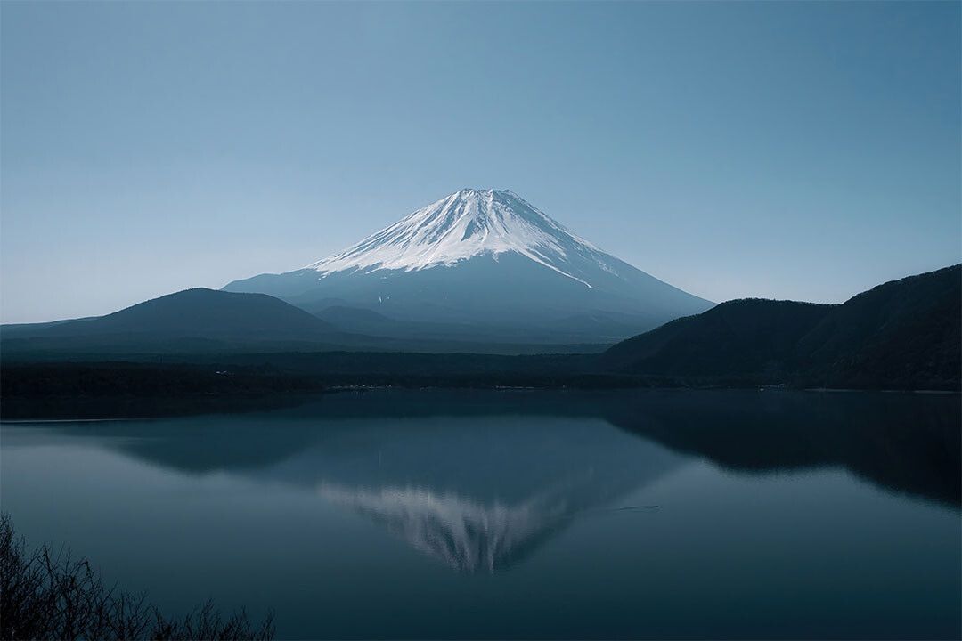 Mount Fuji Lake Skyscape Travel Landscape Print Jigsaw Puzzle