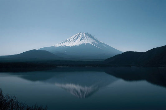 Mount Fuji Lake Skyscape Travel Landscape Print Jigsaw Puzzle