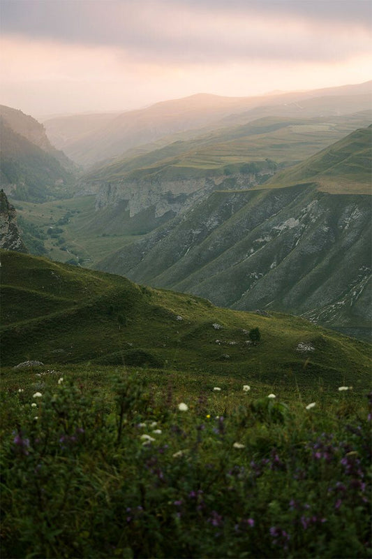 Mountain Road In The Caucasus Russia Landscape Wall Home Decor Jigsaw Puzzle