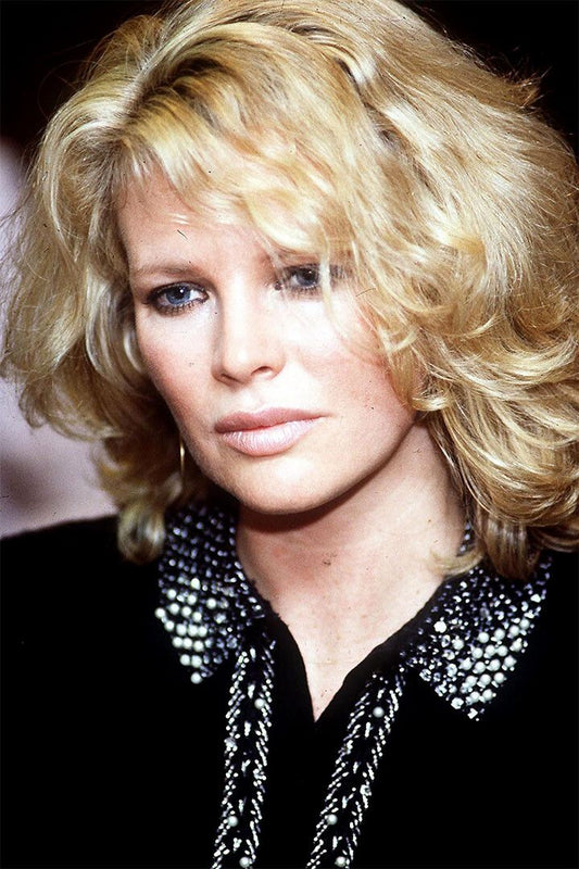 Movie Actress And Model Kim Basinger Posed Print Jigsaw Puzzle