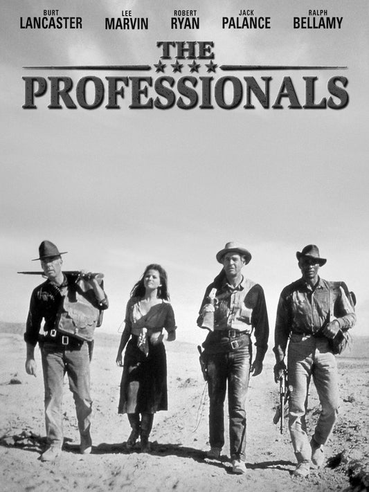 Movie Cover Classic Western Film The Professionals Picture Keychain Print