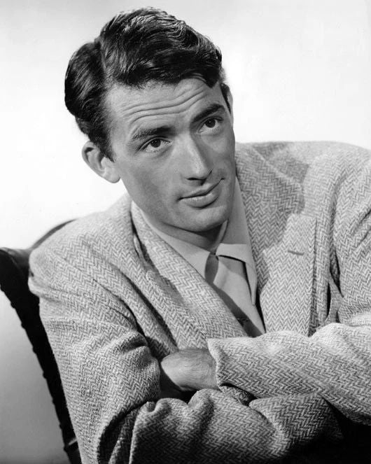 Movie Film Actor Gregory Peck Glossy Keychain Hollywood Keychain