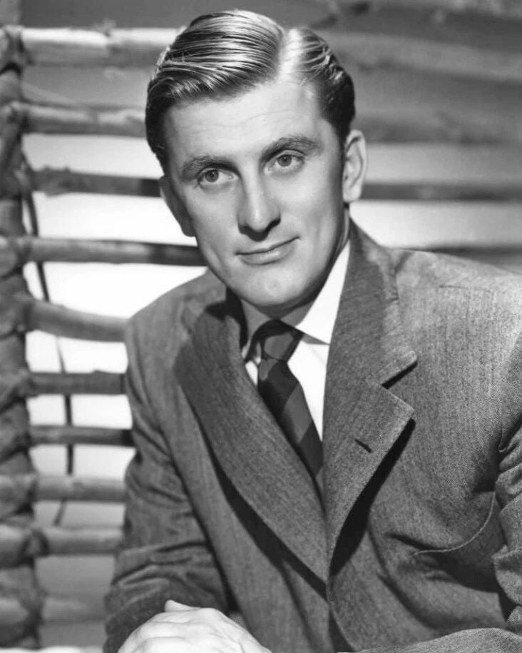 Movie Film Actor Kirk Douglas Glossy Keychain Keychain
