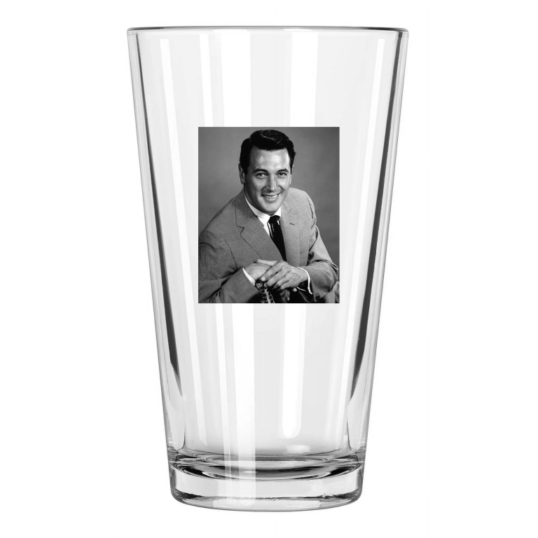 Movie Film Actor Rock Hudson Photo Celebrity 1 Pint Beer Drinking Glass
