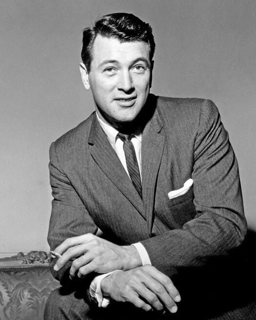 Movie Film Actor Rock Hudson Glossy Keychain Celebrity Keychain 2