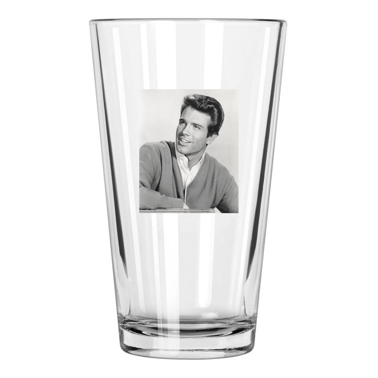 Movie Film Actor Warren Beatty Photo Celebrity Pint Beer Drinking Glass