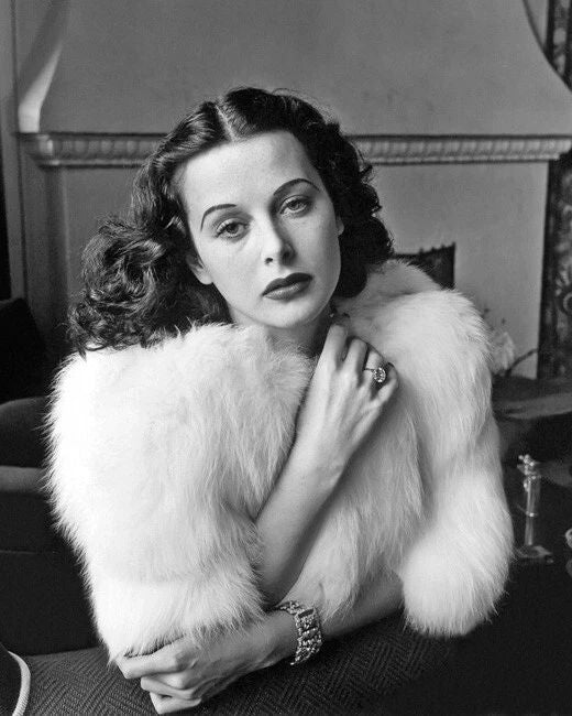 Movie Film Actress Hedy Lamarr Glossy Keychain Model Keychain 2