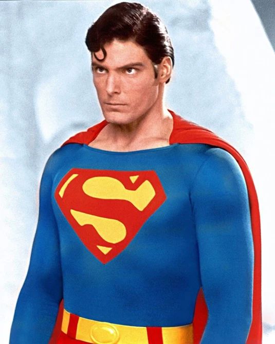 Movie Superman Christopher Reeve Glossy Keychain Hero Icon Keychain