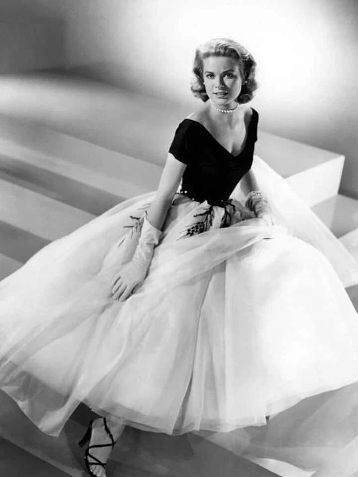 Movie Star Grace Kelly In Classic 1954 Film Rear Window Picture Keychain