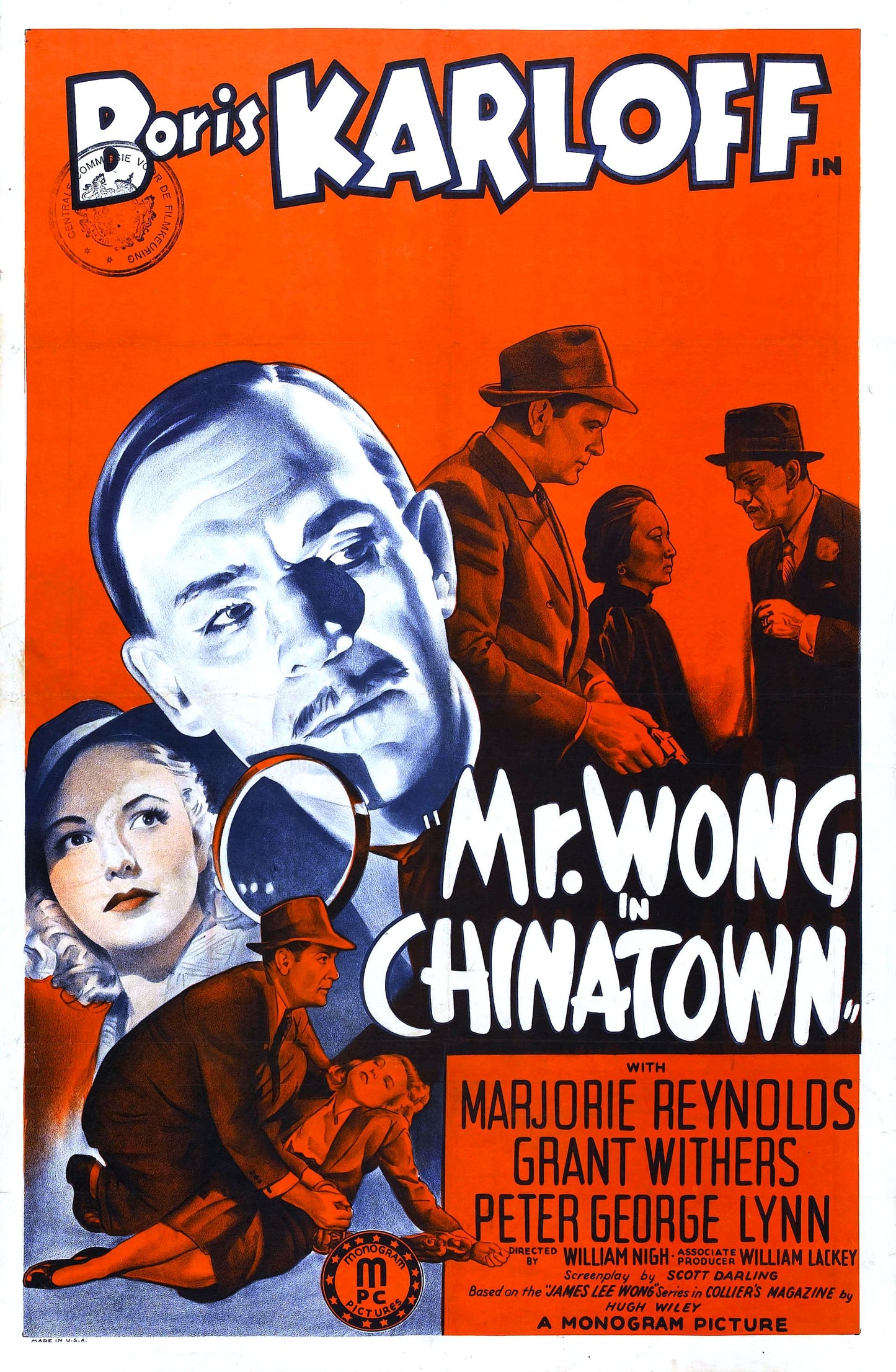 Mr Wong In Chinatown 01 Movie Keychain