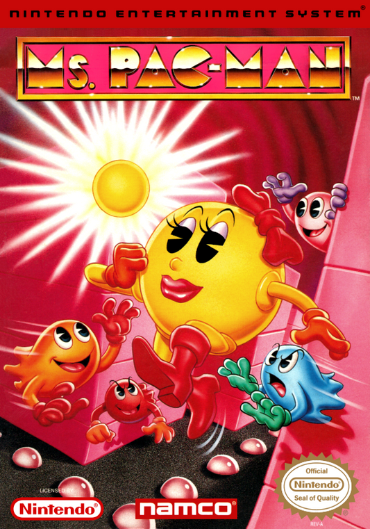 Ms. Pac Man (Usa) Nes Print Poster