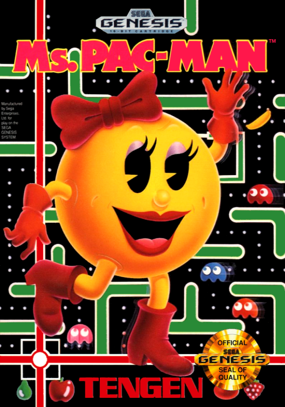 Ms. Pac Man (Usa) Genesis Keychain