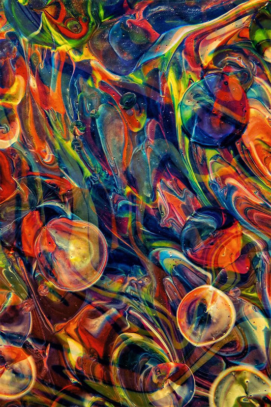 Multicolored Abstract Illustration Art Wall Decor Jigsaw Puzzle