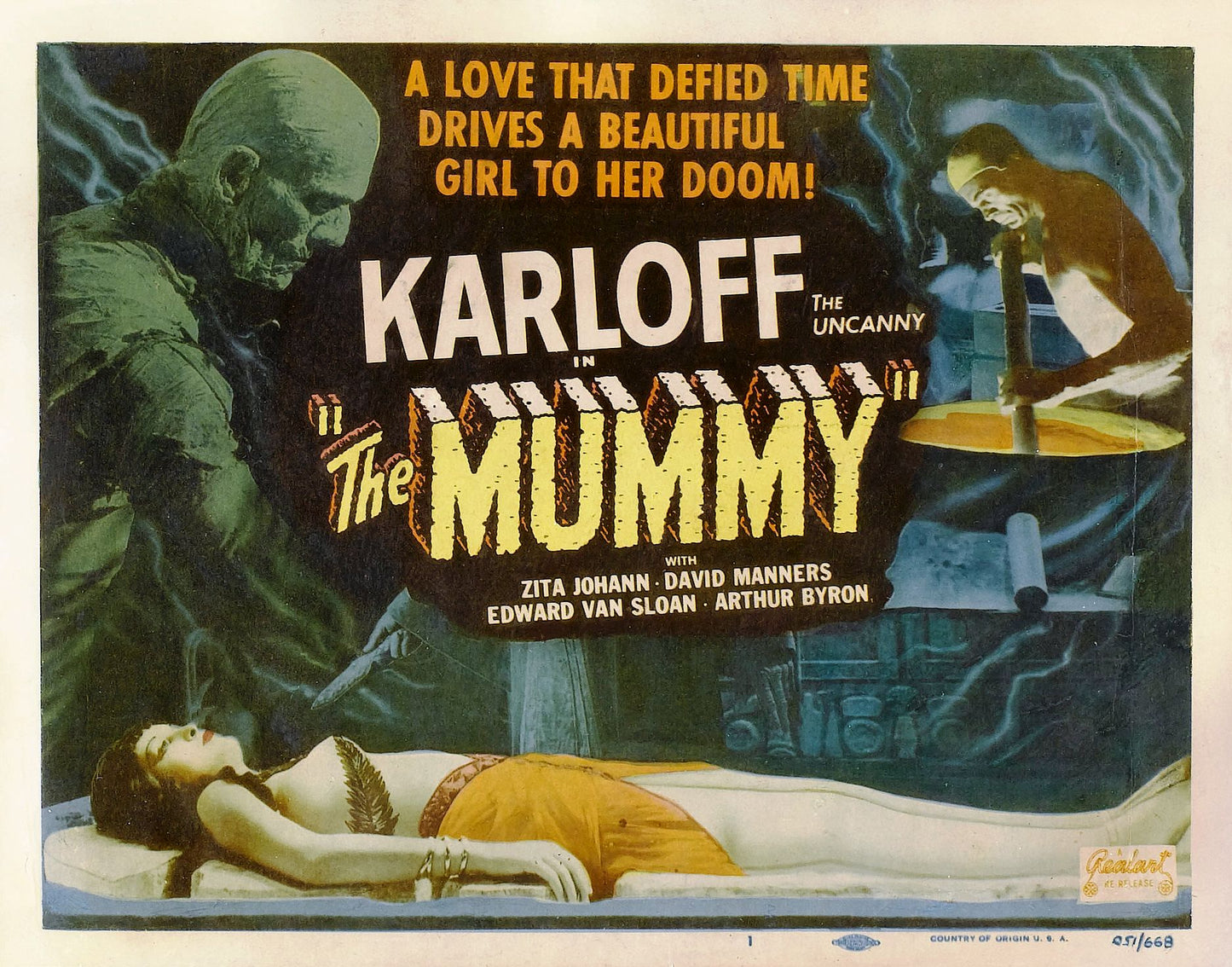 Mummy 1929 02 Movie Magnet