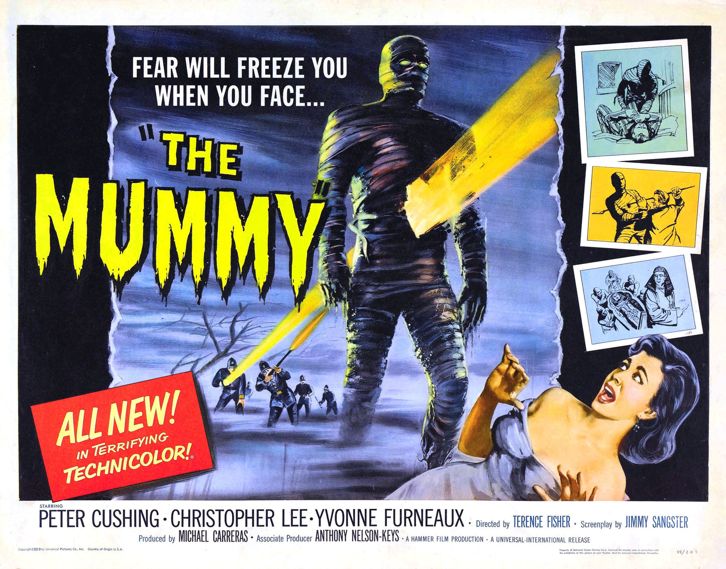 Mummy 1959 02 Movie Magnet