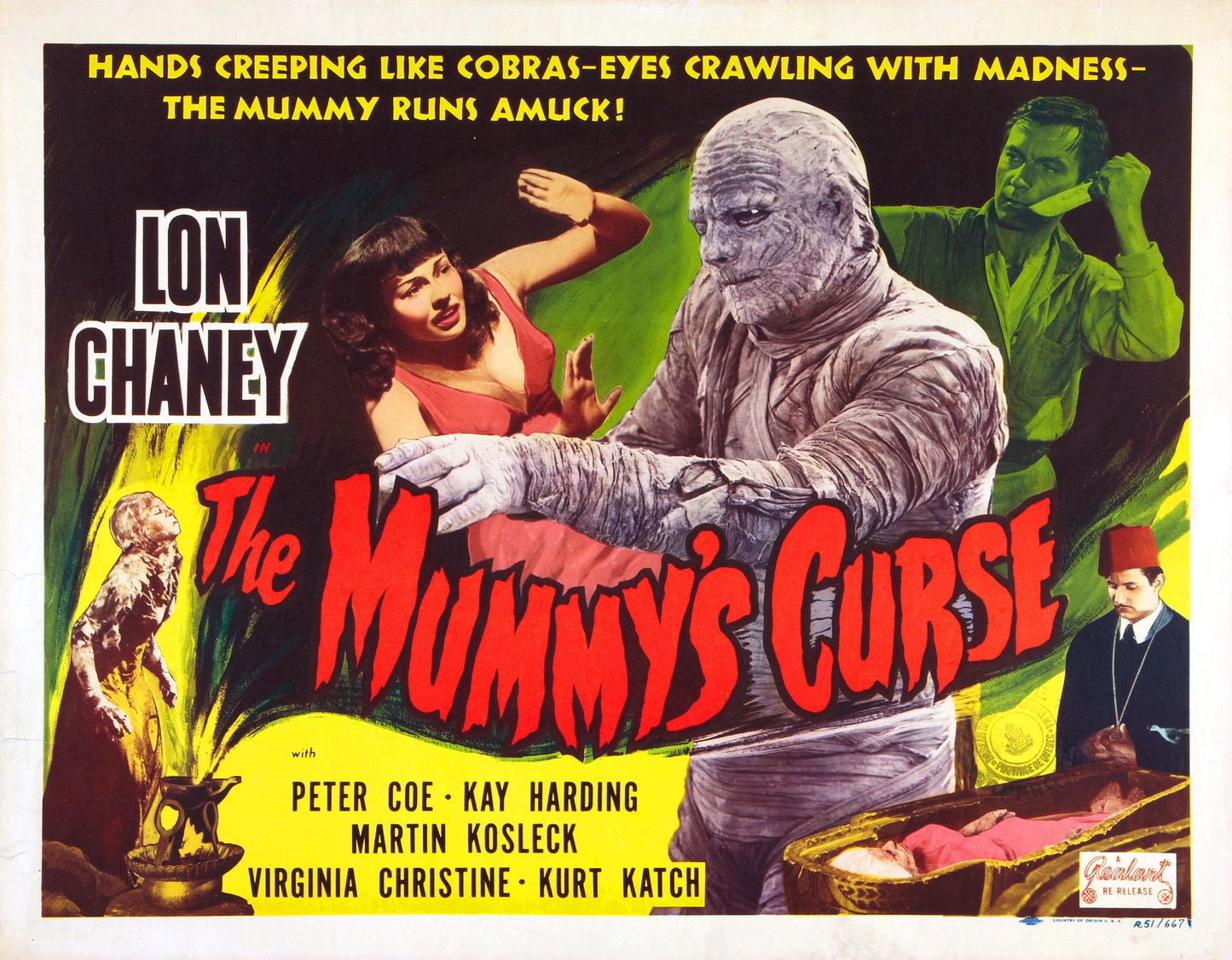 Mummys Curse 02 Movie Magnet