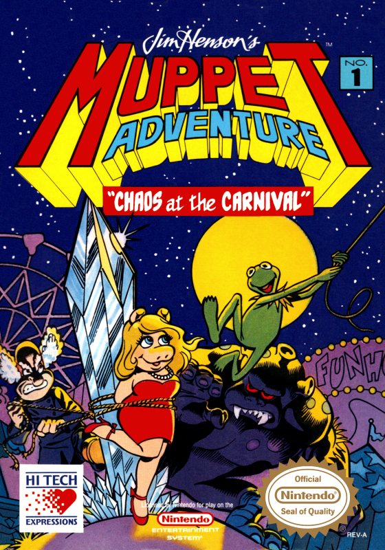 Muppet Adventure Chaos At The Carnival (Usa) Nes Print Poster