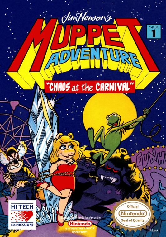 Muppet Adventure Chaos At The Carnival (Usa) Nes Print Poster