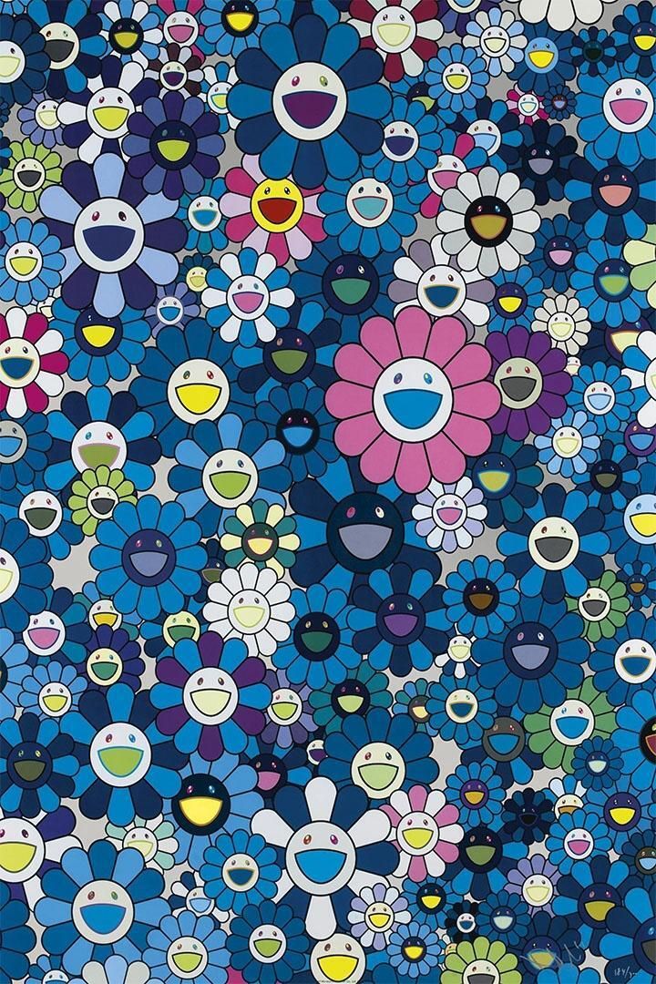 Murakami Takashi Japanese Painter Cute Flowers Paint Jigsaw Puzzle