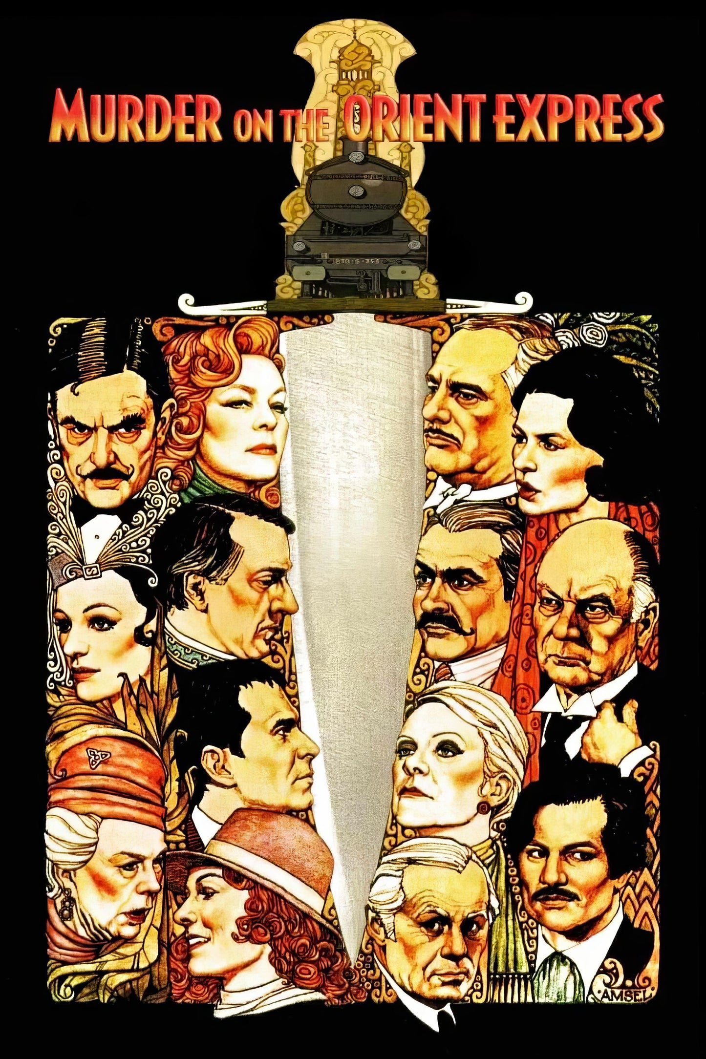 Murder On The Orient Express (1974) Movie Magnet