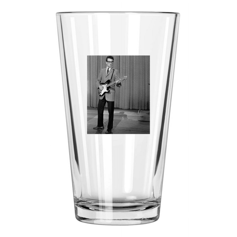 Music Legend Buddy Holly Photo Musical The Crickets Pint Beer Drinking Glass