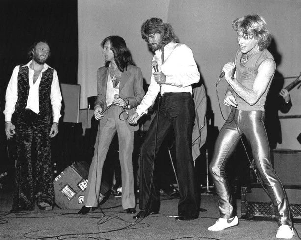 Musical Group Bee Gees Glossy Keychain Print Barry Robin Maurice Gibb Keychain