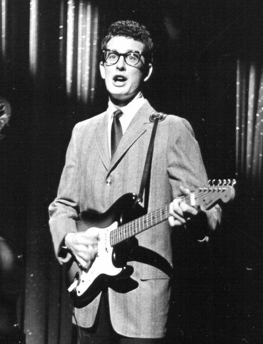 Musician Singer Buddy Holly Rock And Roll Concert 1957 Picture Photo