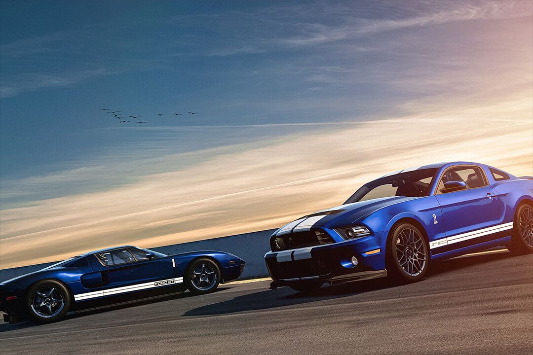 Mustang Ford Super Racing Car Vintage Shelby Jigsaw Puzzle