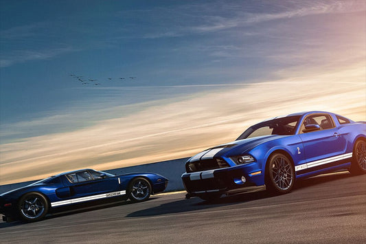 Mustang Ford Super Racing Car Vintage Shelby Jigsaw Puzzle