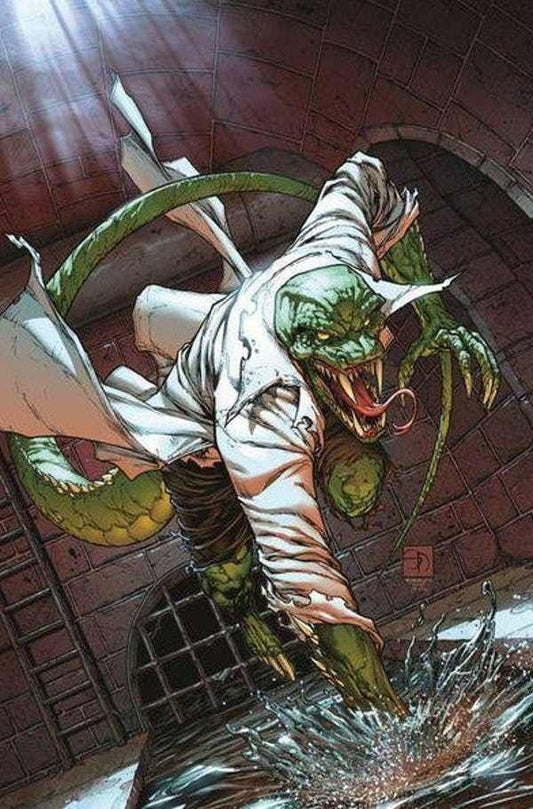 Mutant Lizard Escaping Lab Print Poster