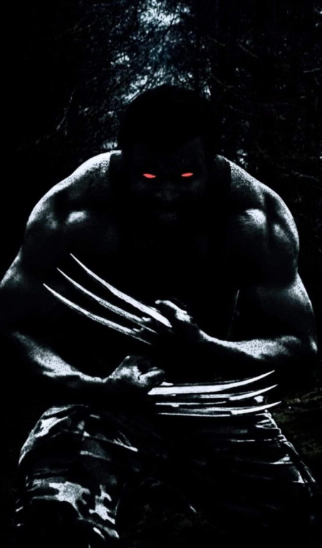 Mutant Claws Red Eyes Shadow 9178 Print Poster