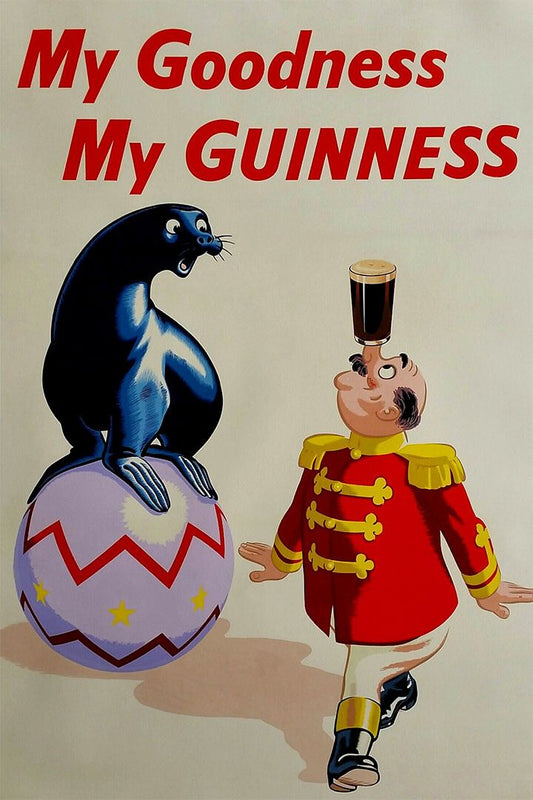 My Goodness My Guinness Vintage Alcohol Painting Wall Home Decor Jigsaw Puzzle