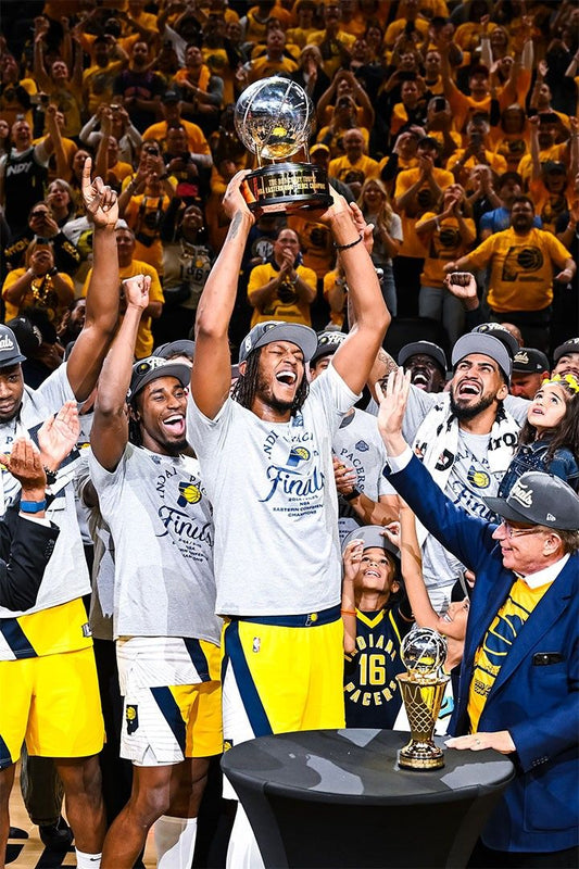 Myles Turner Indiana Basketball East Division Champs Trophy Jigsaw Puzzle