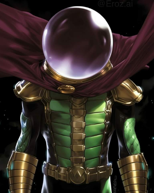 Mysterio Green Armor Cape 012 Print Poster