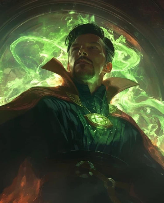 Mystical Hero Portrait (2) Print Poster