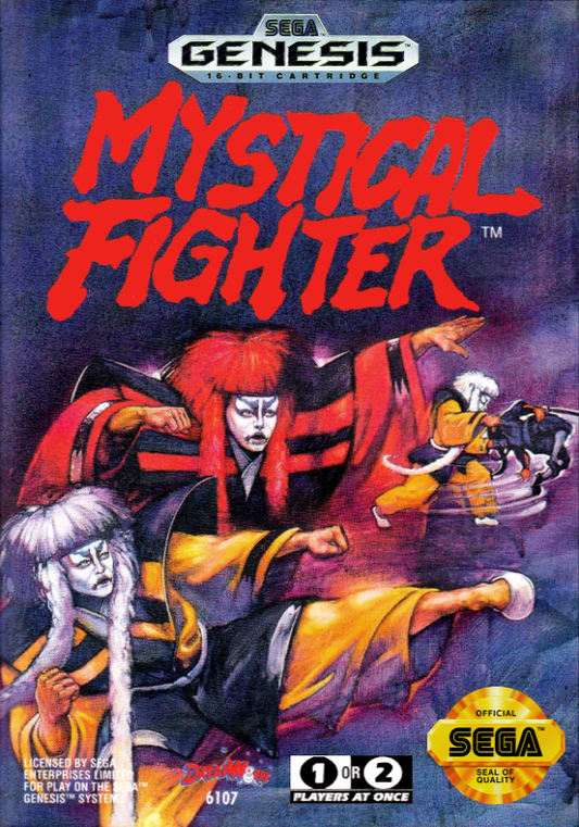 Mystical Fighter (Usa) Genesis Print Poster