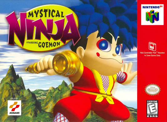 Mystical Ninja Starring Goemon N64 Print Poster