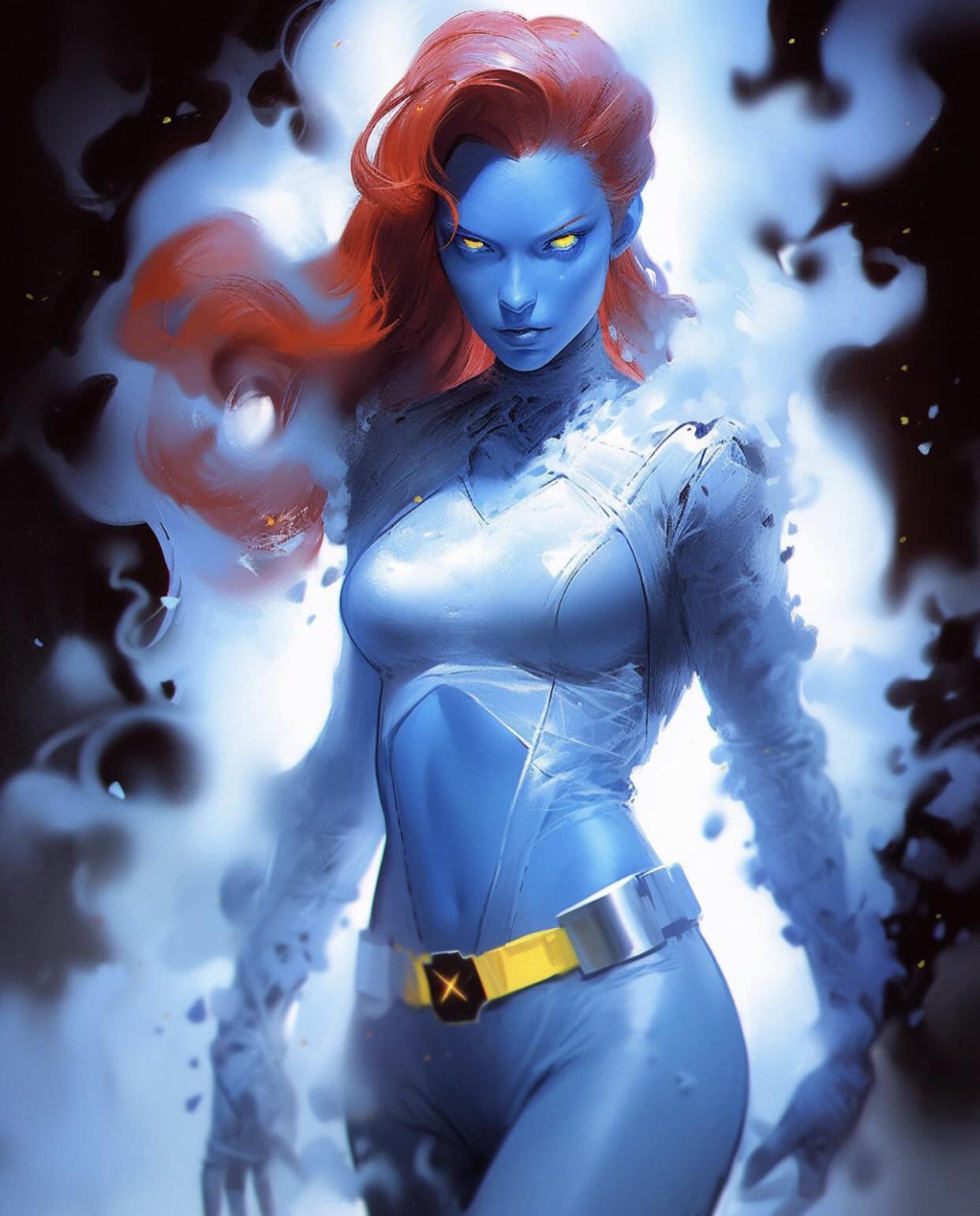 Mystique Character Artwork Print Poster
