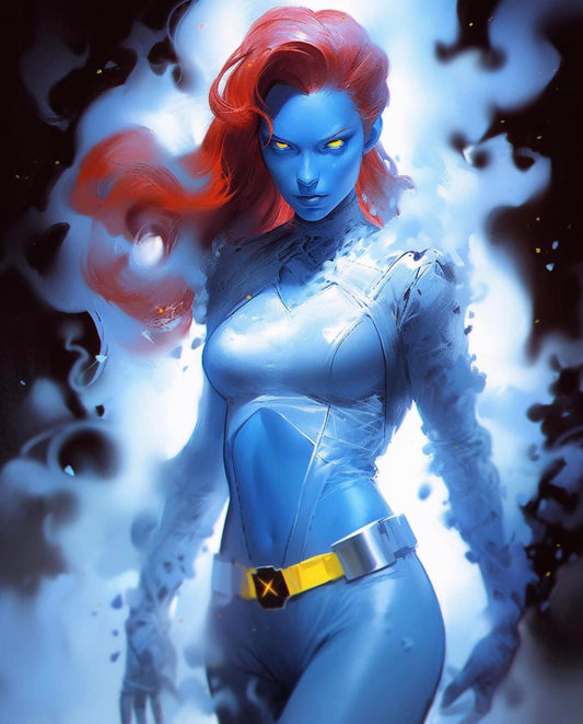 Mystique Character Artwork Print Poster